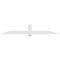 Ekena Millwork Eugene Architectural Grade PVC Gable Bracket, 108"W x 18"H x 4"D x 6"F, 4/12 Pitch GBP108X18X0406EUG00 - alternate 3